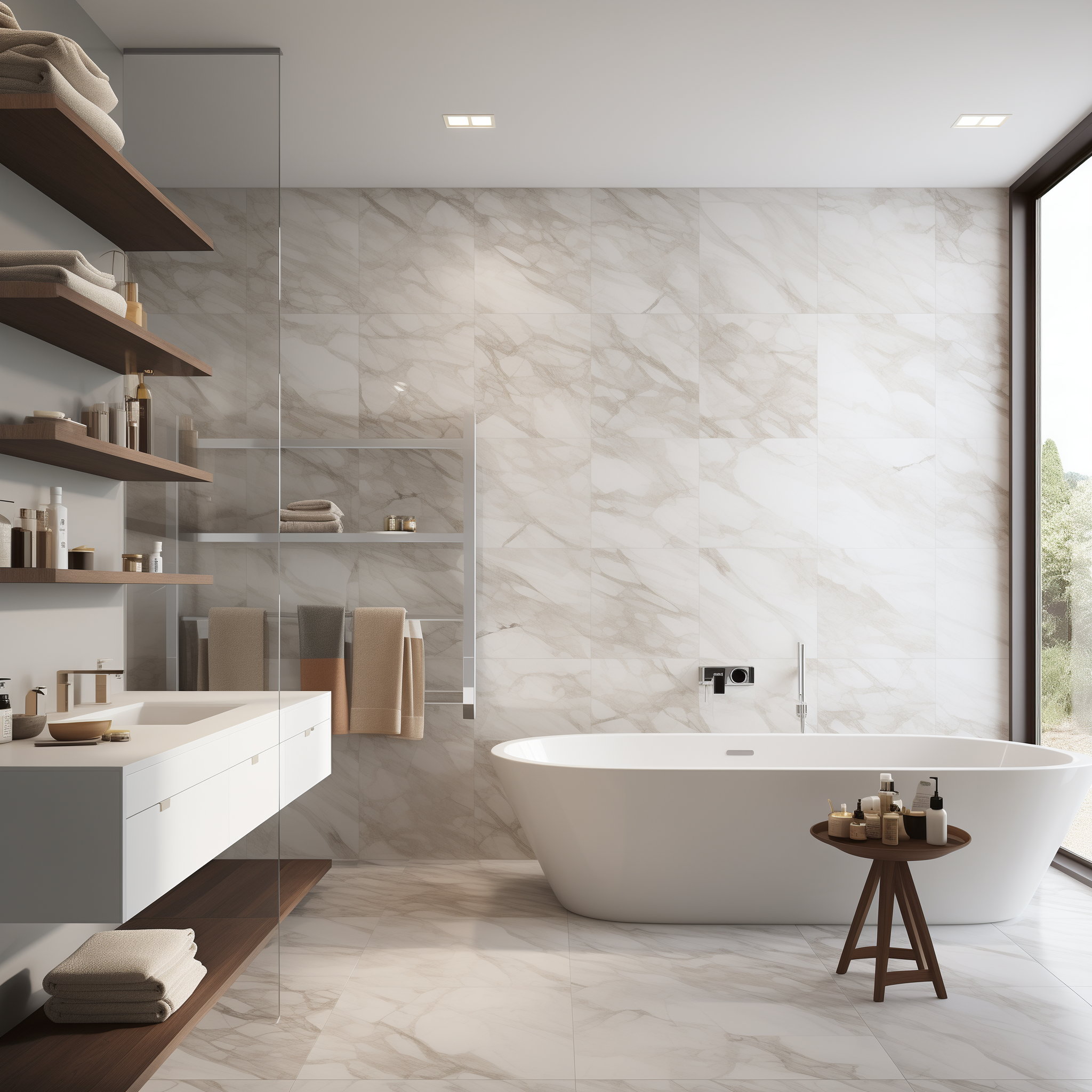 PVC Tiles – Slat Panel Wall