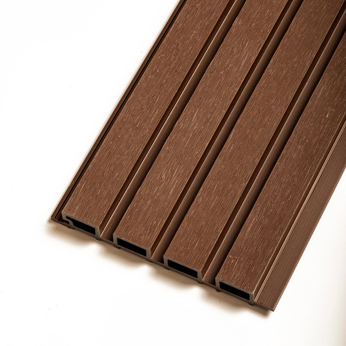 Latte External Cladding Espresso Outdoor Cladding (9.5’ x 8.5”) – Slat Panel Wall