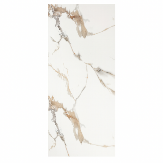 Statuario PVC Tiles 9mm (9’ x 4’)